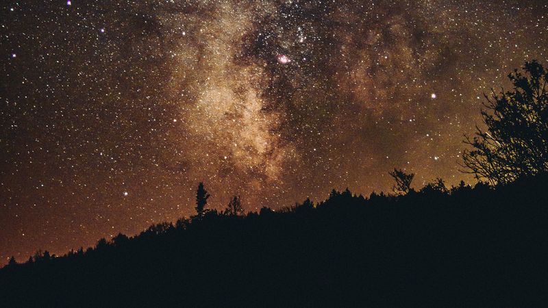 starry sky, milky way, night, weston, united states, 4k