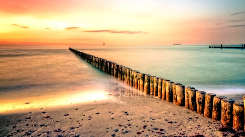 colorful, beautiful, sunset, clouds, sea, beach, sand, splendor, beauty, sunrise, amazing, lovely, view, ocean, colors, sky, peaceful, nature
