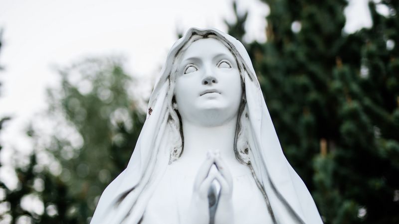 sculpture, statue, holy, faith, 4k