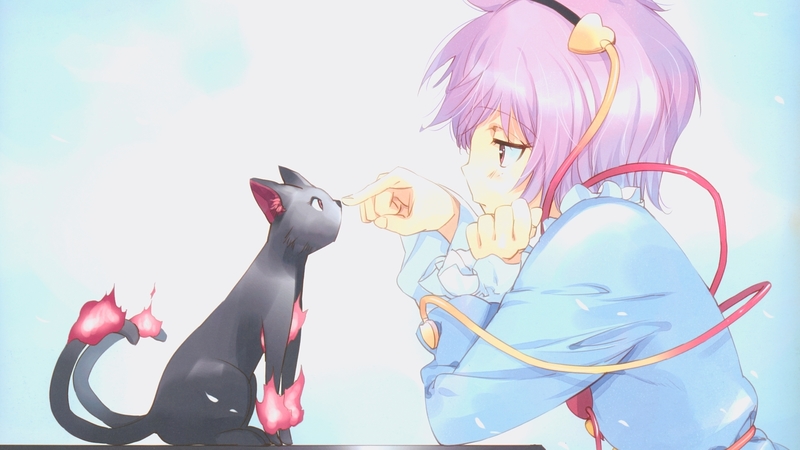 cat, girl, neko, anime