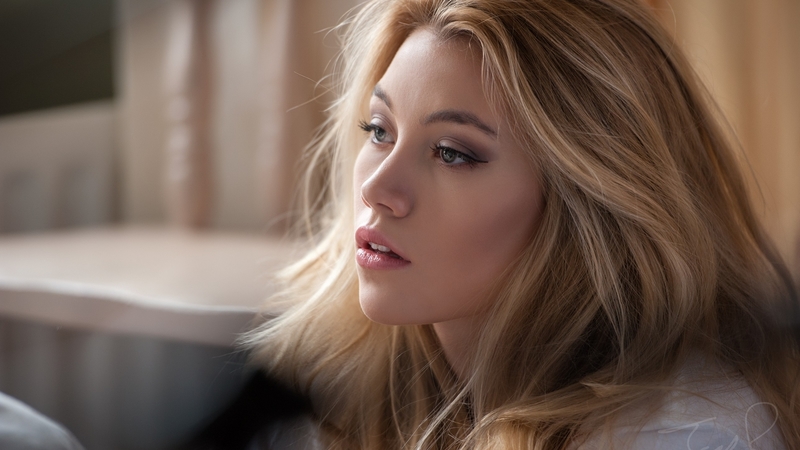 babe, model, blonde, lady, woman