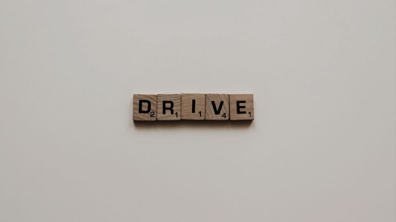 drive, words, inscription, 4k