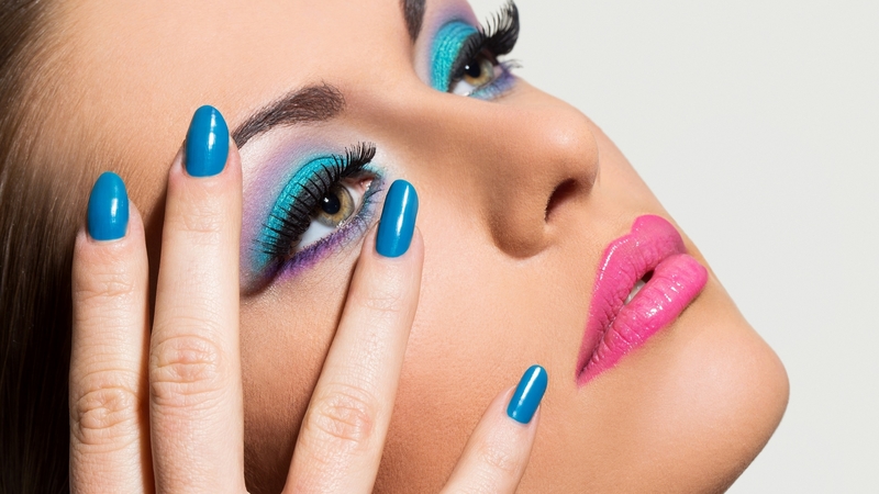 model, nails, woman, lips, girl, hand, beauty, face, pink