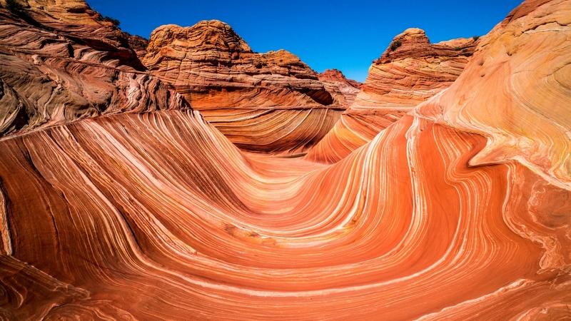 nature, usa, canyons, wave