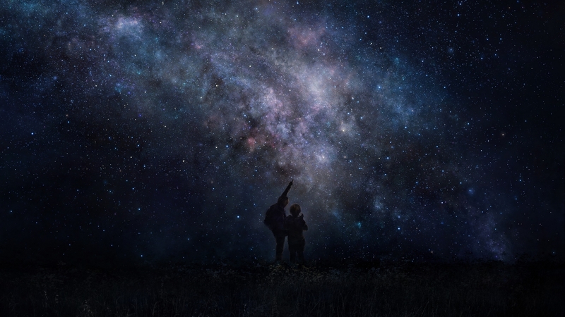 stars, fantasy, luminos, anime, manga, iy tujiki, sky