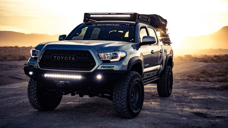 toyota tacoma, toyota, suv, 4k