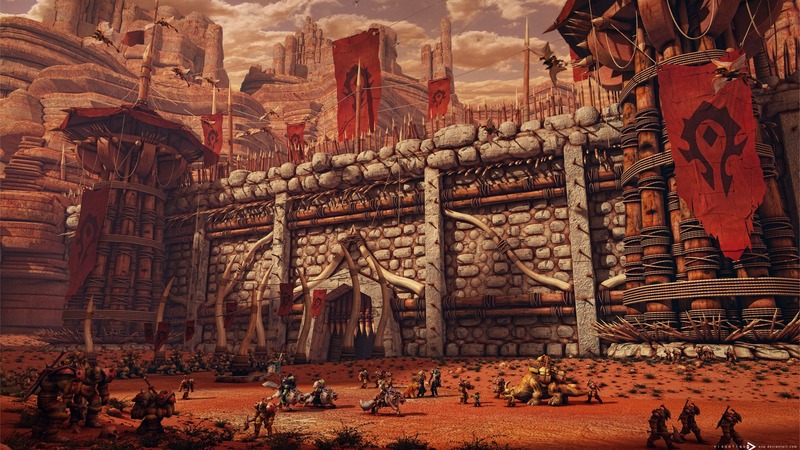 wow, artwork, awsome, orgrimmar