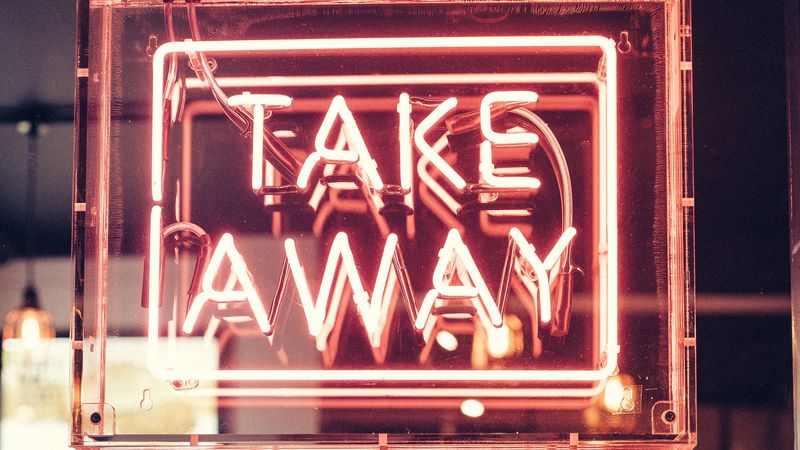 sign, cafe, inscription, window, 4k