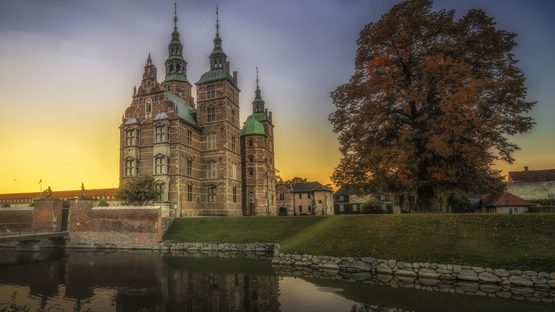 castles, medieval, buldings, austria, rosenborg castle
