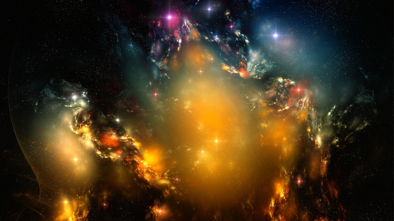 stars, nebula, cg, space