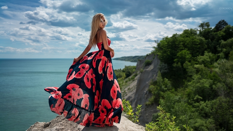 lovely, beautiful, girl, female, model, woman