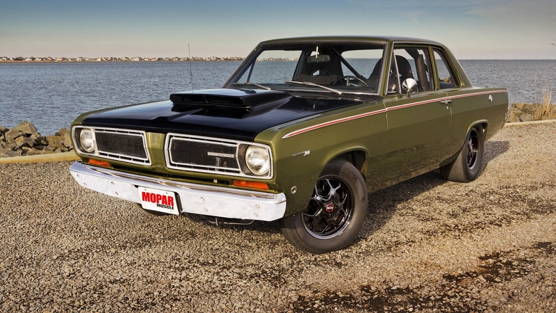 classic, 1968, black hood, mopar