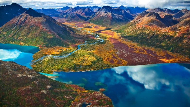 mountain, lakes, cool, nature, fun