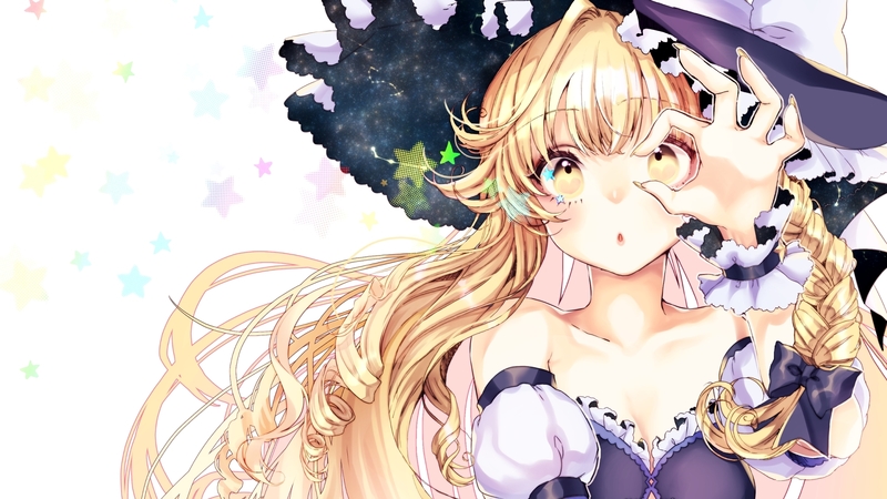 touhou, art, anime, girl