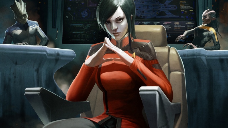 fantasy, hd, star trek, girl, cg, star trek online, video game