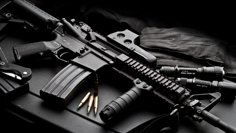 rifle, weapon, gun, assualt