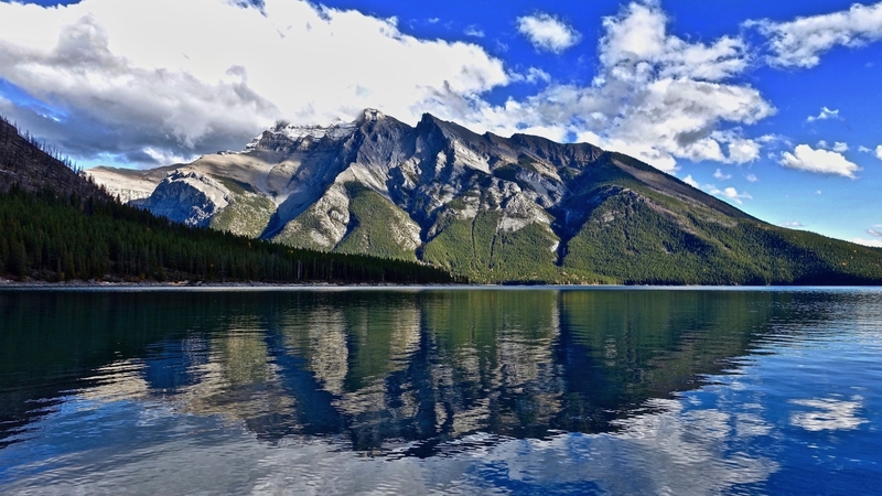 lake, nature, cloud, sky
