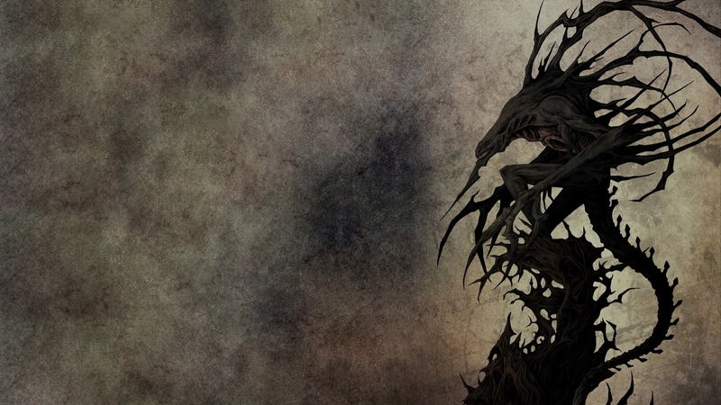 evil, black, demon, dark
