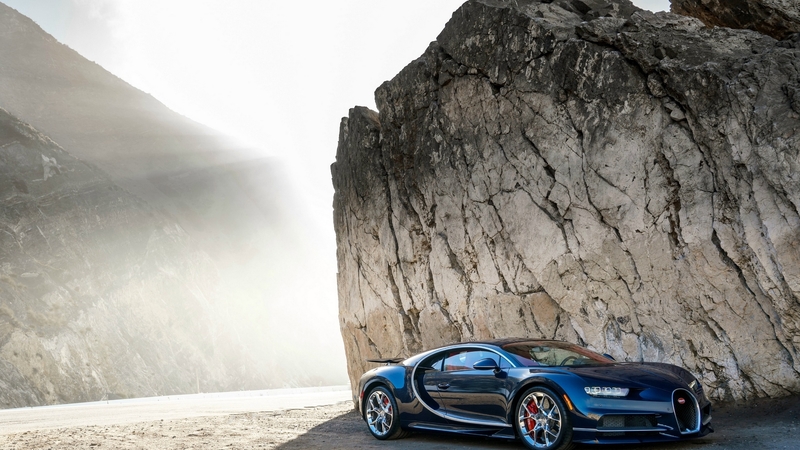 cars, chiron, bugatti, blue