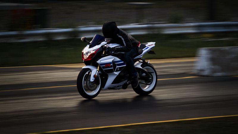 motorcyclist, speed, movement, adrenaline, 4k