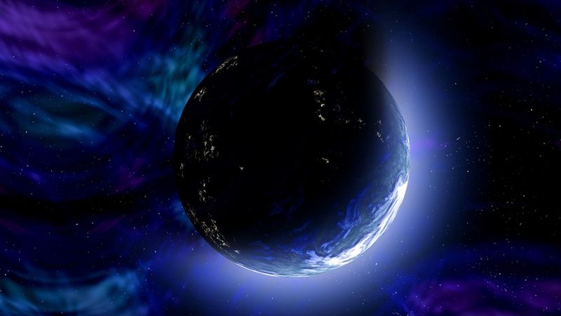 planet, space, universe, stars, 4k