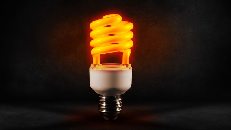 lamp, spiral, light, energy saving, 4k