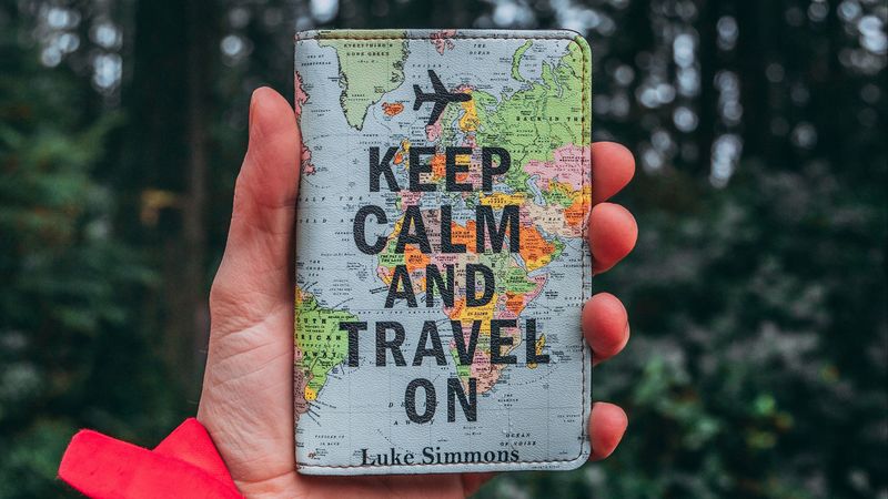 keep calm, travel, inscription, 4k
