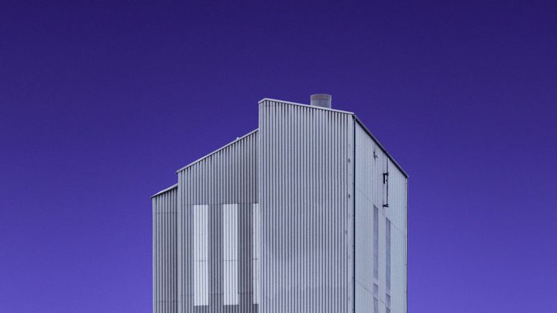 building, facade, sky, 4k