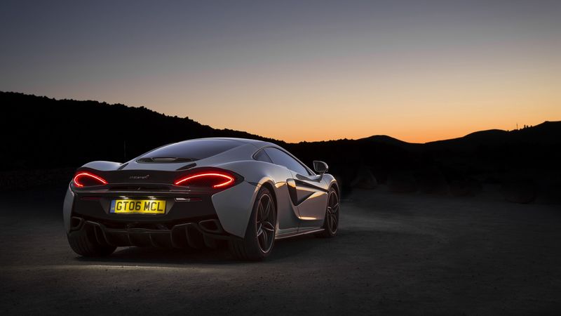 mclaren 570gt, sports car, supercar, night, 4k
