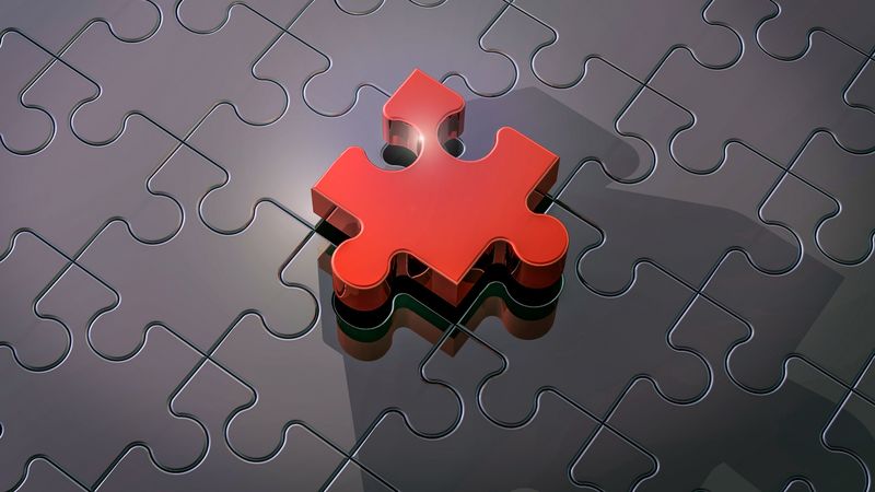 puzzle, 3d, glitter, 4k