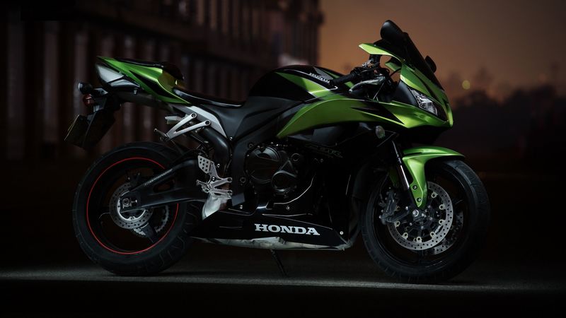 honda cbr600rr, sportbike, motorcycle, side view, 4k