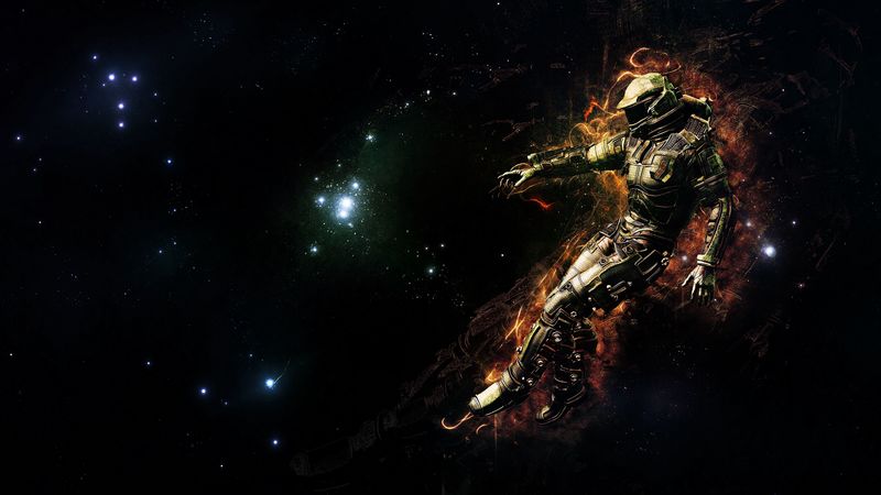cosmonaut, spacesuit, flight, photoshop, 4k
