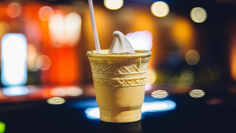 ice cream, sweet, glare, dessert, 4k