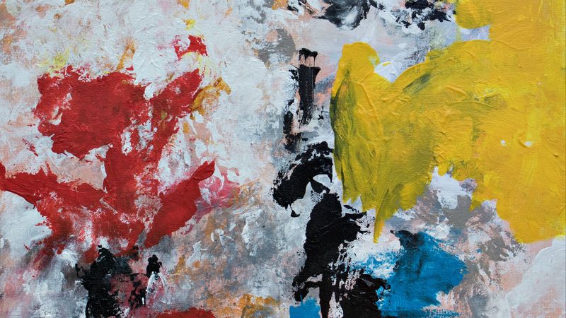 paint, stains, surface, texture, 4k