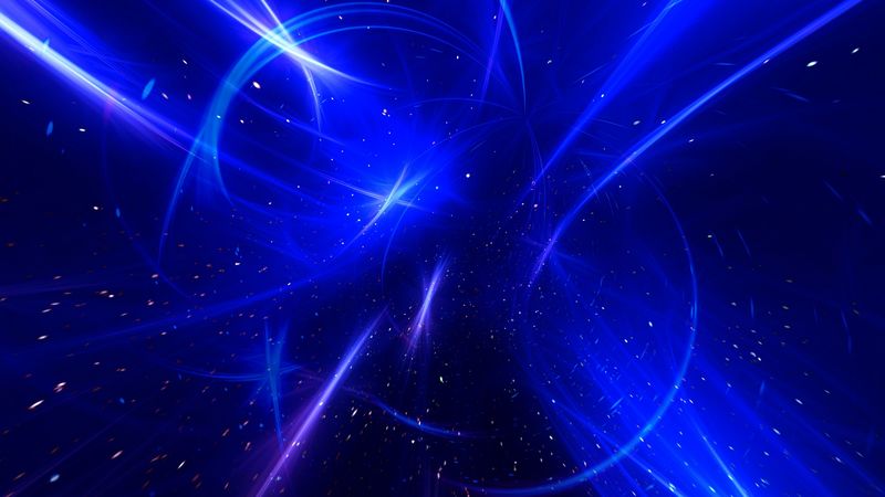lines, shine, stripes, blue, 4k
