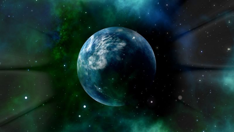 planet, universe, stars, galaxy, space, 4k