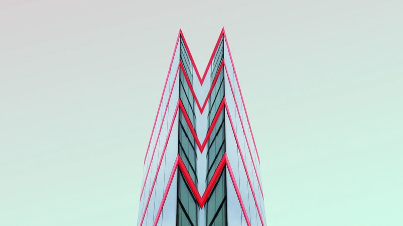 minimalism, building, architecture, symmetry, 4k