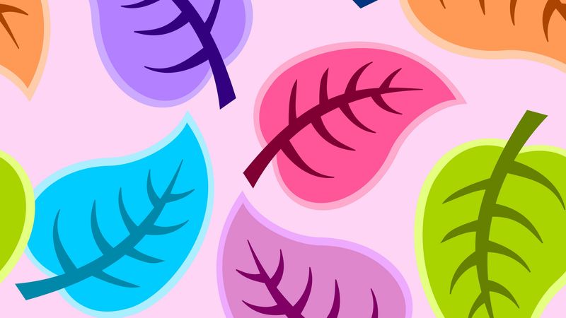 leaves, art, vector, colorful, 4k