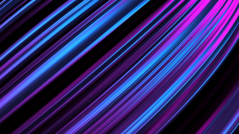 lines, obliquely, stripes, glow, purple, 4k