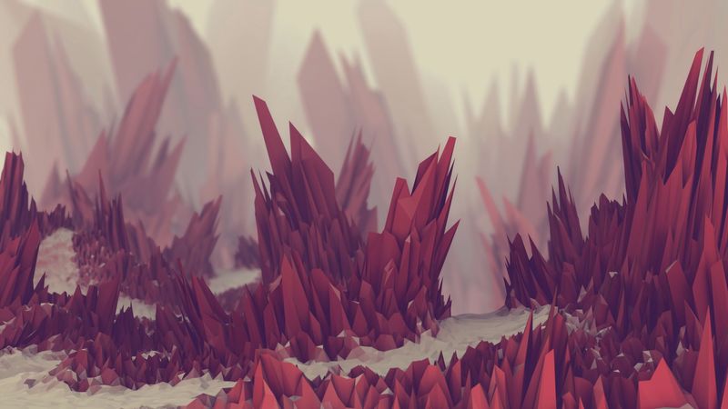 crystals, scratchy, 3d, 4k