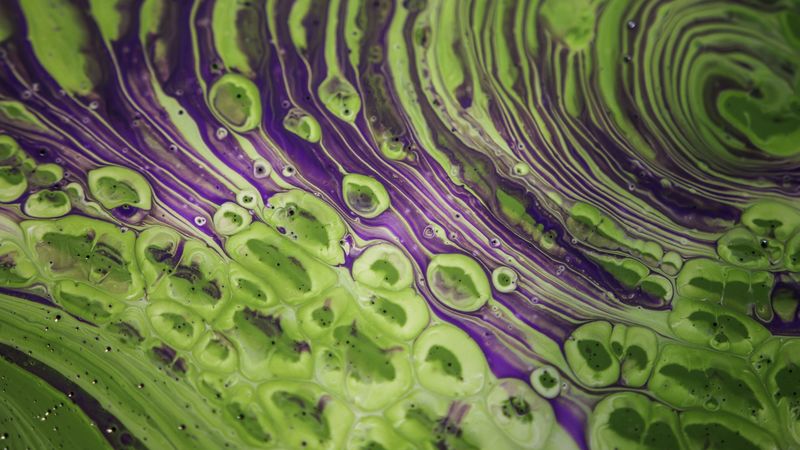fluid, blur, paint, 4k