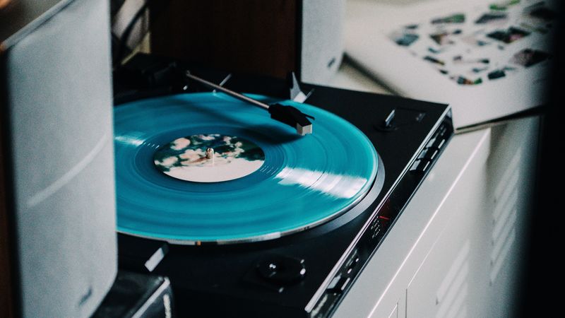 vinyl player, vinyl record, turntable, 4k