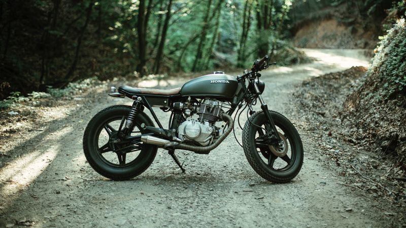 motorcycle, side view, blur, 4k