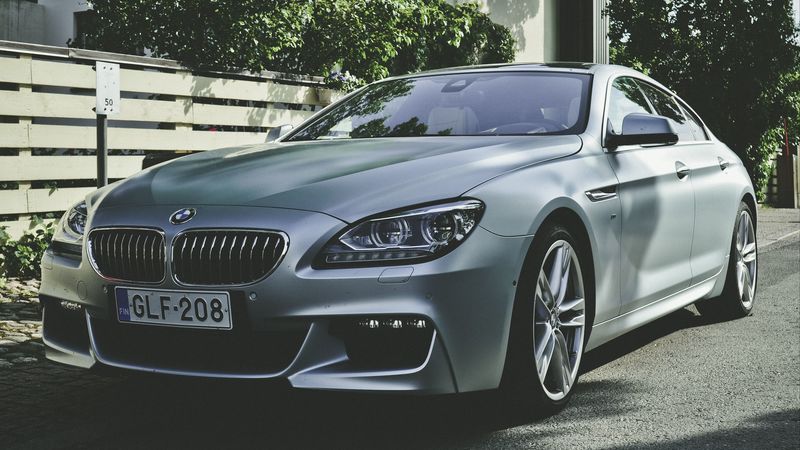 auto, front view, silver, 4k