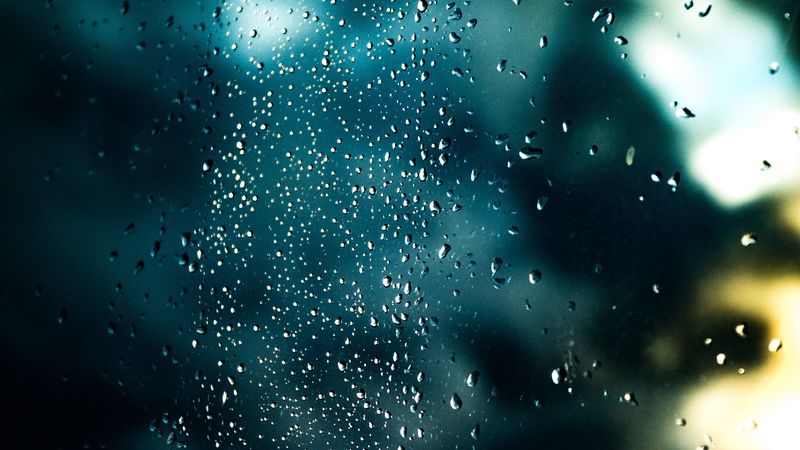 drops, glass, surface, wet, 4k