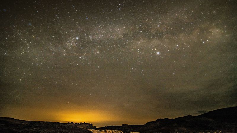 starry sky, stars, night, milky way, 4k