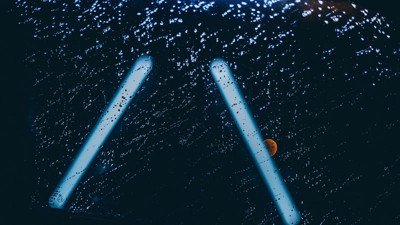 drops, glass, light, 4k