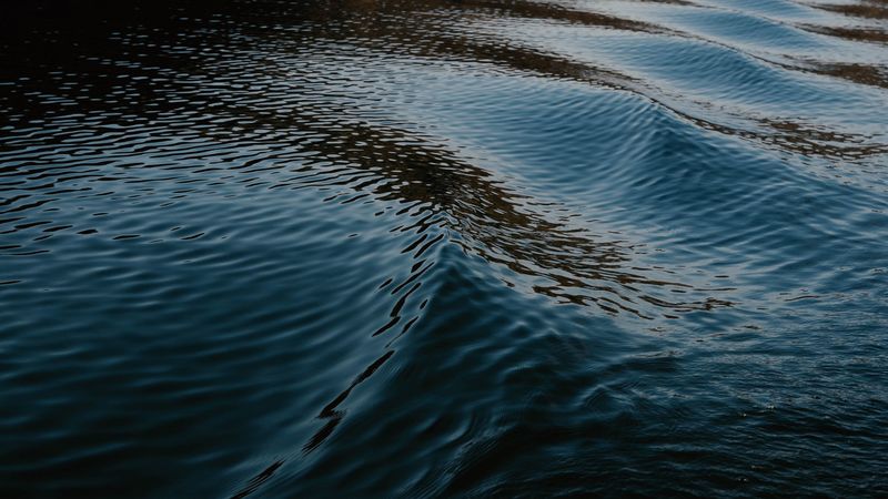 water, surface, sea, shadows, 4k