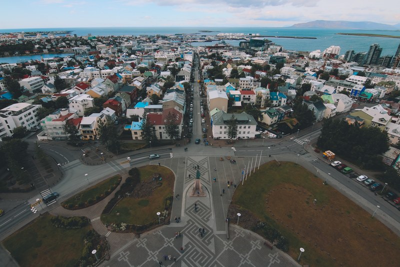 reykjavik hallgrimskirkja 4k