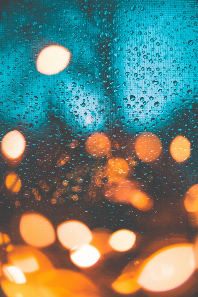raindy day with some added bokeh 4k